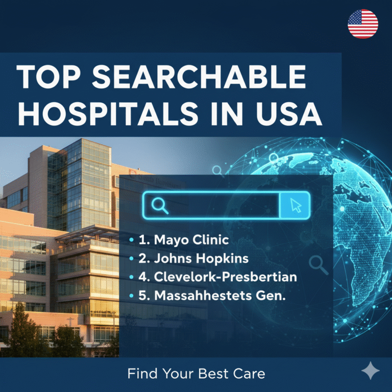 Top Searchable Hospitals in USA
